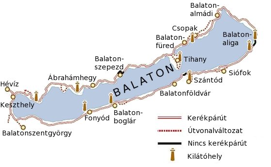 balaton körüli kerékpárút térkép Sportos bakancslista   kerékpárral a Balaton körül   Decathlon Blog balaton körüli kerékpárút térkép